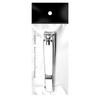 Cortauñas individual anti-salpicaduras grandes de acero al carbono cortauñas de manicura 211 con lima electroforesis cromo negro plateado