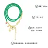 "Zorro Dorado" Collar con Mascarilla de la Misma Joyería de Oro, con Estilo Nacional, Aspecto de Hada, Misterio Oriental, Cadena para Suéter de Otoño e Invierno