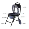 Silla de Inodoro para Ancianos al por Mayor Silla de Inodoro Plegable para Mujeres Embarazadas Silla Taburete de Inodoro Móvil Respaldo Alto Hogar Inodoro Orina