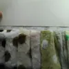Nuevo Poliéster Completo de un Solo Lado Tamaño Puntos Imitación Conejo Felpa Puntos Conejo Pelo Corto Felpa Ropa Textil para el Hogar Juguete Tela