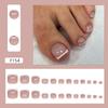 Piezas de manicura, armadura de apósito francés simple, piezas de uñas de los pies removibles, piezas de uñas de los pies europeas y americanas, parche de uñas atmosférico