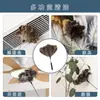 Plumero Retráctil de Acero Inoxidable con Plumas de Avestruz Limpieza del Hogar Plumero Electrostático Eliminación de Polvo Quitar el Polvo