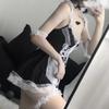 Lencería Sexy de Sirvienta, Pijamas Sexys para la Cama, Atuendos Ultra Reveladores, Uniformes Femeninos, Conjuntos Provocativos y Seductores de Pasión, Dropshipping