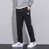 Pantalones Casuales para Hombre Primavera Pantalones de Chándal 2026 Nuevo Estilo Holgados de Pierna Recta Otoño e Invierno Pana Forro Polar Pantalones Largos Deportivos