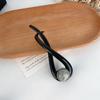 Estilo Francés Retro Pinza Retorcida Distintiva para Mujer Lujo Ligero Gama Alta Pinza Redonda de Perlas Diseño de Nicho Pinza de un Carácter Versátil Accesorios para el Cabello
