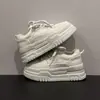 Zapatos tipo "Dad Shoes" para mujer con suelas gruesas, Nuevo estilo Primavera y Otoño 2026, Zapatos de plataforma que aumentan la altura, Tenis blancos de moda, Zapatos de plataforma súper populares