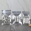 Bolsa de hueso autosellable aluminizada Yin y Yang, bolsa de plástico para envasado de alimentos, bolsa de aluminio, bolsa autosellante, bolsa translúcida para accesorios de pesca