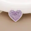 Moda Novo Sapato com Buraco de Coração de Pérola e Diamante Completo Acessórios DIY Capa de Celular Adesivos de Beleza Material de Diamante Decoração de Flor para Sapato
