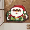 Alfombra de Entrada Decoración Navideña Alienígena Alfombrilla Absorbente de Agua Resistente a la Suciedad Alfombrilla para Pies Hogar Dormitorio Cachemira Sintética Puerta Alfombrilla Suave para Pies