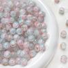 [Primavera Yishan] Cuentas de vidrio con sensación de jade agrietado de hielo de 10 mm, material para accesorios con cuentas para pulsera, collar, joyería DIY