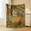 Manta para Sofá con Acabado de Lujo, Manta Decorativa, Esterilla de Picnic, Manta de Camping, Toalla Decorativa para Sofá Estilo Ins, Manta Multifuncional