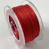 3 hebras de color Morandi cuerda trenzada extremadamente fina bobina de bobinado borla borla hecha a mano diy cuerda trenzada cuerda roja