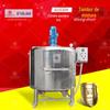 1000L aço inoxidável móvel barril de mistura aquecimento elétrico cilindro frio e quente tanque de mistura de temperatura constante tanque de mistura de líquido tanque de ingrediente