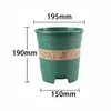 Maceta para Grosella Verde Resistente al Sol Plástico Espesado Resina Multiespecificación Maceta con Control de Raíces Transpirable Rábano Verde Maceta Montaña Verde Fabricante Venta al por Mayor