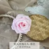 Cabeças de Flores Rosa com Diamantes Artificiais para Casamento, Flores para Decoração de Casamento, Arranjos Aéreos para Palco, Flores Artificiais, Cordões de Cristal e Flores Combinando
