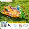 Piscina Inflável Escorregador Aspersor Piscina Crianças Casa Quintal Bebê Espessada Brincadeira Aquática Bola Oceânica Caixa de Areia