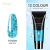 Set de Gel de Extensión No Pegajoso para Uñas, Gel Adhesivo para Pedrería, Gel para Esculpir y Dar Forma, Gel de Extensión para Fototerapia, Gel para Arte de Uñas