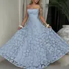 Moda Femenina Europea y Americana Nueva de Verano 2026 para Exportación: Elegante Vestido Maxi sin Mangas de Corte Ajustado