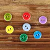Botões Naturais Coloridos de Concha Pontos Vermelhos Verdes Amarelos Óleo Dois Furos Casuais Roupas Infantis Botões de Camisa