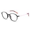 2223 Montura de Ojo Nueva Montura de Gafas Tr90 Ligera y Suave Sin Receta Montura Redonda Plana Fabricante Venta al por Mayor Listo para Cruce de Lentes