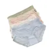 Calcinhas Triângulo Respiráveis Antibacterianas de Algodão Puro Finas Estilo Japonês para Mulheres, Roupa Íntima Respirável Sem Costura Sexy de Seda Gelada