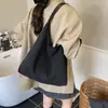 Bolsa Casual Mãe e Filha Transfronteiriça Outono e Inverno Bolsa Simples de Lona 2026 Grande Capacidade High-End Simples Bolsa de Ombro de Axila
