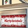 Amazon Transfronterizo Nuevas Explosiones Navidad Cubierta para Puerta de Garaje Tamaño Grande Tela de Fondo Decoración para Fiesta Navideña Tapiz