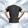 Nueva Camiseta de Manga Corta para Hombre Verano Estilo Coreano Moderna Sencilla Superior Estilo Hong Kong Holgada Casual