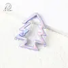 Gota de Aceite Luminosa Agujero para Colgar Árbol de Navidad Hebilla de Resorte Forma Especial Accesorios para Joyería DIY Hebilla para Colgar Llavero Cadena para Teléfono Móvil Colgante para Bolsa