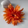 Venta al por mayor del fabricante Crisantemo de Llama Artificial Aguja de Pino Flor de Pinza de Cangrejo Cabezas de Flores Flor Artificial Decoración Accesorios para Cabello DIY Flor de Cabello