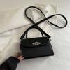 Bolsa de Ombro Vintage Feminina 2025 Primavera Popular Nova Moderna Simples Bolsa Mensageiro Feminina Pequena Quadrada