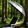 Sombrilla Exterior Transfronteriza, Sombrilla de Pesca con Protección Solar, Silla de Playa Plegable para Camping, Sombrilla con Clip para Cochecito, Sombrilla de Doble Capa