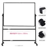 Quadro Branco Quadro Negro Suporte Móvel Rotação 360 Graus Altura Ajustável Tipo Universal Prateleira Retrátil Múltiplos Tamanhos Estrutura em A