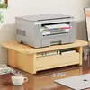 Suporte de Armazenamento para Impressora Suporte de Mesa para Escritório Prateleira de Armazenamento para Computador de Mesa com Gaveta Pequena Estante de Mesa