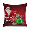 Fronha Estilo Natalino Moda Impressão Digital Sem Cor Almofada Personalizada Casa Sofá Sala de Estar Decorativa Costas