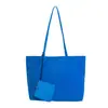 Bolso Tote de Gran Capacidad Estilo Coreano Moderno Versátil Estilo Simple Bolso de Hombro Único Sensación de Alta Gama Retro Casual Nicho Bolso de Axila
