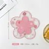 Posavasos de Goma Suave, Bases Aislantes Personalizadas, Tapetes para Tazas de Café y Té, Tapetes Redondos para Tazones, Drenaje de Agua y Antideslizantes, Logo Personalizado al por Mayor
