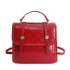 Mochila para Mujer con Relieve de Nicho Súper Popular 2026 Nueva Mochila Versátil Otoño Tendencia Venta Caliente Exquisita Bolsa Escolar Pequeña