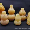 Calabaza de Jade Amarillo Natural para Atraer Riqueza, Feng Shui, Regalo de Inauguración, Vestíbulo, Oficina, Sala de Estar, Adorno de Jade, Regalo Decorativo