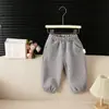 Conjunto Casual de Moda para Niñas de Primavera y Otoño, Conjunto Casual Informal Estilo Coreano para Niños con Mangas Abullonadas y Gato Kitty