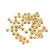 Cuentas Espaciadoras Ufo Chapadas en Oro de 14K Forma de Rueda Soporte de Flores Espaciador Pulsera de Cuentas DIY Accesorios de Joyería Materiales