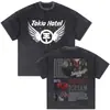 Camiseta Vintage Lavada de la Banda de Rock Alemana Tokio Hotel The Tour 2025