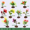 Planta Plástico Árvore Pinheiro Coqueiro Decoração Árvore Frutífera Modelo Cena Animal Acessórios Crianças Brincar Auxílios de Ensino
