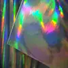 Película Colorida Electroplateada con Láser Pegatinas para Coche Película de Material PVC Película de Pegatina para Coche Pulverizable Material Decorativo Película de Estampado en Caliente Holográfica Láser
