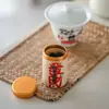 Latas de Chá Preto Chá da Rocha Artesanal Artesanal Folha de Flandres Chá Solto Chá Pu-erh Escrita Dai Latas de Chá de Algodão Tangerina Xiaoqing Cerimônia da Mão