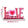 Nueva Decoración Creativa de Amor para el Día de San Valentín Decoración de Madera para el Hogar Decoraciones de Mesa para Ambiente