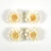 30 piezas de cabezas de flores de rosa artificiales de estilo europeo color champán, materiales DIY para hacer pasadores, marcos de fotos y arreglos decorativos, flores de seda