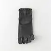 Calcetines de Algodón Delgado de Verano para Hombre con Cinco Dedos, Calcetines Cortos de Algodón Puro con Dedos Separados, Calcetines Deportivos de Malla Transpirable Absorbentes de Sudor con Dedos Separados Sin Costuras