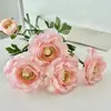 2 Flores de Lótus Artificiais, Peônias Artificiais, Flores Falsas para Decoração de Sala de Estar e Mesa de Jantar, Arranjos Florais, Arranjos de Flores para Casamento