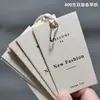 Tienda de ropa papel de paja papel perfumado etiqueta colgante para ropa ropa de mujer etiqueta colgante en blanco vainilla tarjeta colgante etiqueta este papel de vainilla